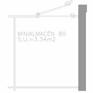 Mini almacén 80